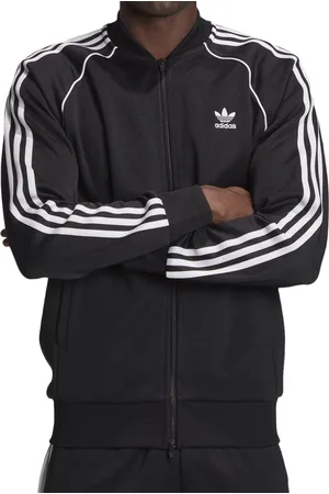 adidas Adicolor classics Primeblue SST originals Herren Trainings-Jacke nachhaltige Sport-Jacke GF0198 Schwarz