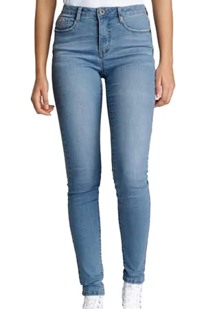 alife kickin Sheila Damen Jeans im 5-Pocket-Style High-Waist Baumwoll-Hose 22312941 Blau