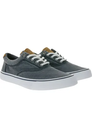 Sperry Striper II CVO Core SW Herren Canvas-Sneaker mit Wave-Siping-Technologie Schnür-Schuhe STS22044 Navy