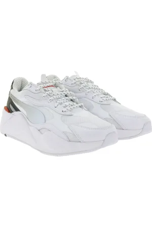 PUMA X Ferrari Race RS-X Alltags-Sneaker Freizeit-Schuhe Schnür-Schuhe Motorsport 306628 02 Weiß/Schwarz/Rot