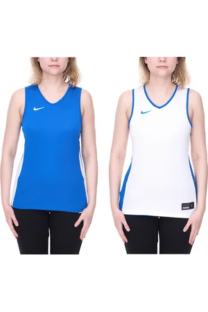 Nike Team Basketball Reversible Damen Tank-Top mit Dri-FIT-Technologie Trainings-Shirt wendbares Sport-Shirt NT0213-463 Blau/Weiß