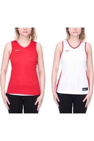 Nike Team Basketball Reversible Damen Tank-Top mit Dri-FIT-Technologie Trainings-Shirt wendbares Sport-Shirt NT0213-657 Rot/Weiß