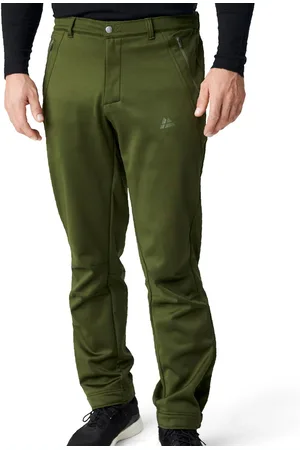 DANISH ENDURANCE Herren Softshell-Hose mit Fleece Outdoorhose 157000 Grün