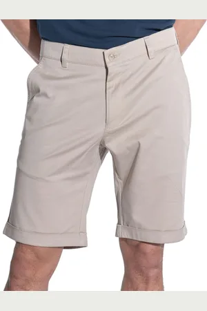 Steffen Klein Herren Chino-Shorts kurze Baumwoll-Hose mit Eingrifftaschen Sommer-Hose Bermuda 900909 Beige