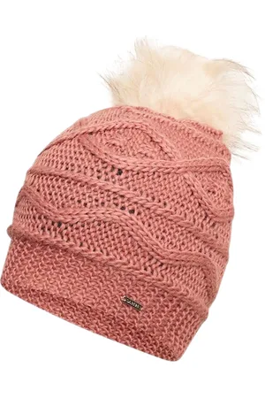 Dare 2B Winter-Beanie mit Wollanteil Bommel-Mütze Strick-Mütze Herbst-Mütze Kopfbedeckung DWC381 TKK Rosa