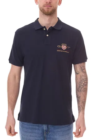 GANT Herren Polo-Shirt Regular Fit Polo-Hemd Baumwoll-Shirt 2002014 433 Navy
