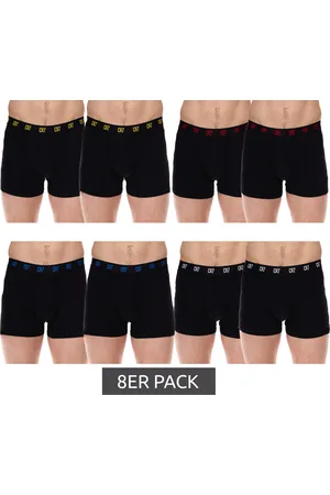 CR7 - Cristiano Ronaldo 8er Pack Basic Trunk Herren Boxershorts atmungsaktive Baumwoll-Unterhose Unterwäsche 300-8109-49-2536 Schwarz/Bunt