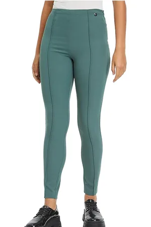 Tamaris Damen Sport-Leggings modische Fitness-Hose Workout-Hose 65610856 Grün