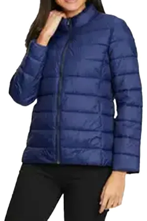 Tamaris Damen Jacke leichte Stepp-Jacke mit Stehkragen Outdoor-Jacke 73119864 Dunkelblau