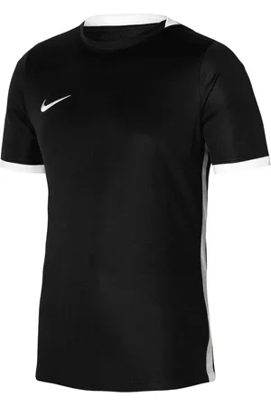 Nike Challenge 4 Kinder Sport-Shirt leichtes T-Shirt mit DRI-FIT-Technologie für Jungen und Mädchen bequemes Fitness-Shirt DH8352-010 Schwarz