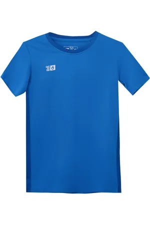 Outfitter OCEAN FABRICS TAHI Match Kinder-Trikot nachhaltiges Mädchen und Jungen Training-Shirt mit Mesh-Einsätzen Fitness-Shirt Kurzarm-Shirt OUT-K-1046-OTW-41 Blau
