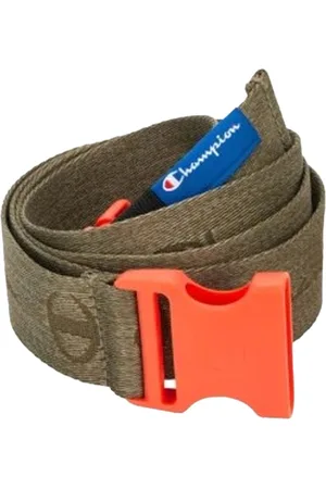 Champion Gürtel für Damen und Herren Steckschnallen-Gürtel moderner Alltags-Gürtel mit Marken-Logo 123 cm CM3-0805-340 Olivgrün