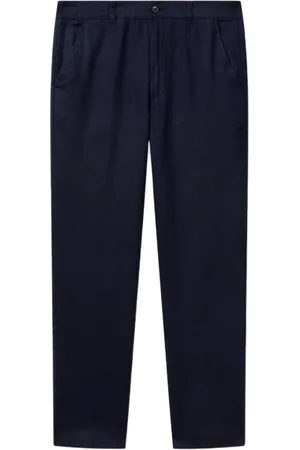 Benetton Damen Stoff-Hose Baumwoll-Hose Chino-Hose 29990356 Dunkelblau