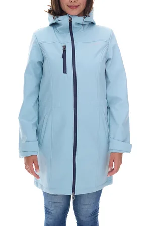 KangaROOS Damen Softshell-Jacke wasserabweisende Outdoor-Jacke 79417134 Hell-Blau