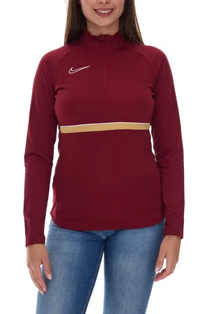 Nike Academy 21 Damen Trainings-Jacke mit DRY-FIT Technologie Sweatshirt CV2653-677 Weinrot