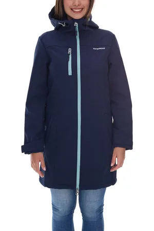 KangaROOS Damen Softshell-Jacke wasserabweisende Outdoor-Jacke 78133362 Dunkelblau