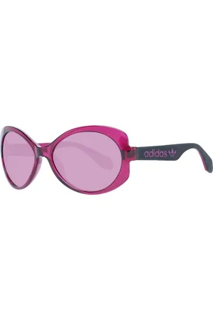 adidas Damen Sonnenbrille Schmetterlings-Brille Gradient-Brille UVA & UVB Schutz Filterkategorie 2 Urlaubs-Brille EW3542 Violett