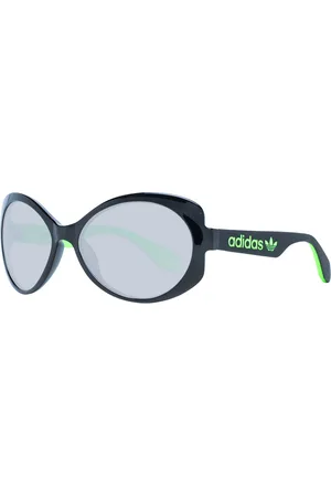 adidas Damen Sonnenbrille Gradient-Brille Schmetterlings-Brille 100% UVA & UVB Schutz Filterkategorie 2 Urlaubs-Brille EW3539 Schwarz