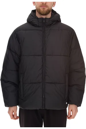 Cars Soymas Herren gesteppte Alltags-Jacke Puffer-Jacke mit abnehmbarer Kapuze Herbst-Jacke Stepp-Jacke 6617601 Schwarz