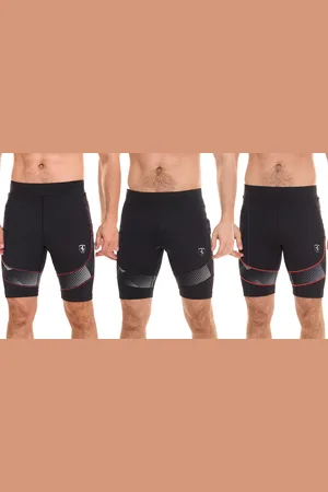 FERRARI Herren Radler-Hose mit reflektierenden Elementen Trainings-Hose mit Logo-Patch Sport-Hose Schwarz, Schwarz/Rot oder Schwarz/Weinrot