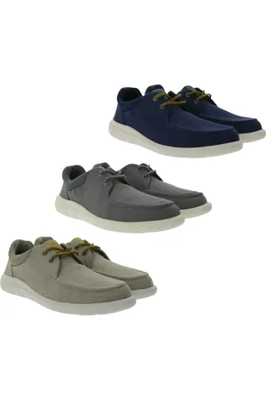 Sperry Captain s Moc Seacycled nachhaltiger Herren Canvas-Sneaker aus Hanf Navy, Beige oder Grau