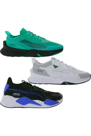 PUMA X Mercedes MAPF1 Marco SL MAPF1 RS-X F1 Petronas AMG F1 Herren Sneaker mit reflektierenden Formstrip Motorsport Schnür-Schuhe Grün, Weiß oder Schwarz