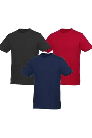Elevate Heros Herren T-Shirt schlichtes Baumwoll-Shirt 150 g/m2 Basic-Shirt Unterzieh-Shirt Große Größen Rot, Schwarz oder Navy