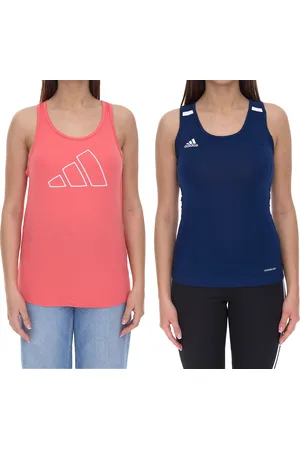 adidas Damen Tank-Top Sport-Shirt Versatile Train Necessi HH8871 in Rosa oder T19 DY8869 in Blau