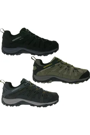 Merrell Alverstone 2 Gore-Tex Herren Wanderschuhe wasserdichte GTX Outdoor-Schuhe mit Wechselfußbett Grau, Hellbraun oder Schwarz