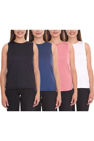 Oxide Damen Sport-Top Sommer-Top Tank-Top Sport-Ausrüstung 7450184 Weiß, Rosa, Blau oder Schwarz