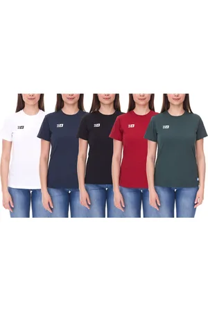 Outfitter OCEAN FABRICS TAHI T-Shirt nachhaltiges Damen Präsentations-Shirt Sommer-Shirt Sport OUT-W-1020-OTW Rot, Grün, Dunkelblau, Schwarz oder Weiß