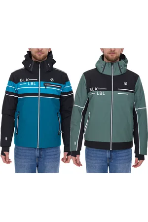 Dare 2B OUTLIER II oder SPEED OUT II Herren Snowboard-Jacke wasserdichte Ski-Jacke nachhaltige Wintersport-Jacke DMP520/DMP519 Schwarz/Blau oder Schwarz/Grün
