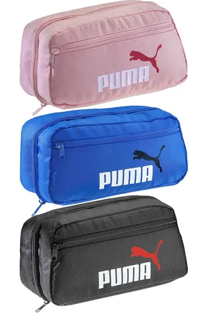 PUMA Funktionale Kultur-Tasche praktischer Kosmetik-Beutel mit integriertem Haken 90303 Schwarz, Blau oder Rosa