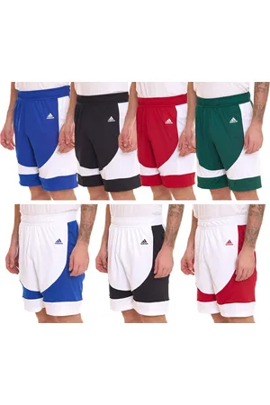 adidas N3XT L3V3L Prime Game Herren Basketball-Shorts nachhaltige Sport-Hose Blau, Schwarz, Rot, Grün, Weiß