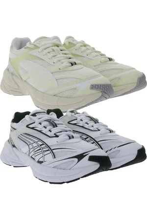 PUMA Velophasis Always On Sneakers Damen und Herren Hybrid-Schuhe mit EVA Zwischensohle nachhaltig und vegan 395908 in Beige oder Weiß