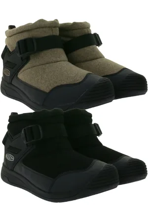 Keen Hoodromeo Herren Winter-Stiefelette mit Fleece-Futter Schnee-Schuhe bis -20 Grad isolierende Winter-Stiefel 102679 Schwarz oder Beige