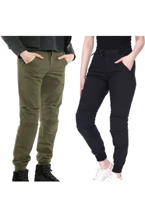 Dainese Trackpant Lady Tex Damen Motorrad-Hose mit Pro-Shape 2.0-Protektoren Motorrad-Jeans Motorsport-Hose 202755143 in Schwarz oder Grün