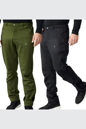 DANISH ENDURANCE Herren Softshell-Hose mit Fleece Outdoorhose 157000 Schwarz oder Grün