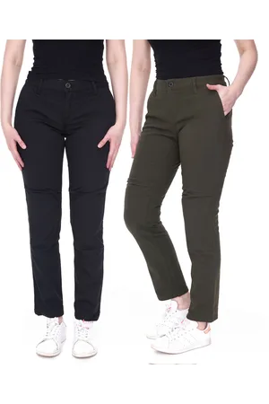 Dainese Chinos Lady Tex Damen Motorrad-Hose mit Pro-Shape 2.0-Protektoren Motorrad-Chino Motorsport-Hose 202755145 Schwarz oder Olive