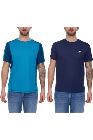 mc kinley Haloy M Herren Trainings-Shirt aus Dry Plus-Material Sport-Shirt Fitness-Shirt 421810 Blau/Petrol oder Dunkelblau