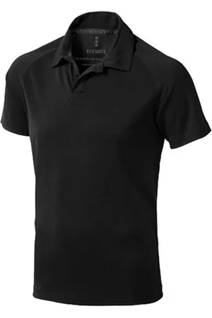Elevate Ottawa Herren Polo-Shirt Sport Polo-Hemd Pique-Strick Cool-Fit 220 g/m² 3908299 Schwarz