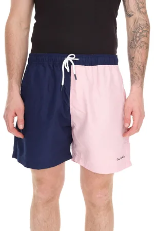 Pierre Cardin Herren Schwimm-Hose Badehose stylische Schwimm-Shorts LA205027 Navy/Rosa