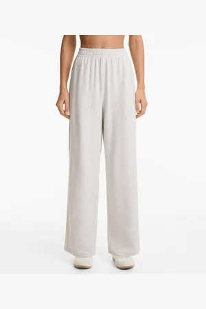 Oysho Weite Hose Aus Baumwolle Und Modal Mit Gerippten Details