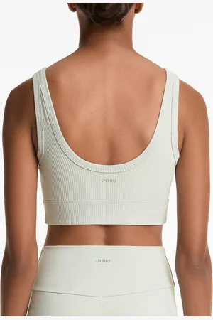 Oysho Geripptes Comfortlux Tanktop Mit Knopfleiste Und Tiefem Rückenausschnitt
