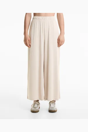 Oysho Weite Hose Im Cropped-Schnitt Mit Weichem Modal