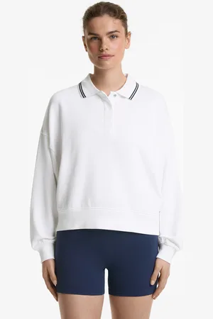 Oysho Sweatshirt Aus Baumwolle Und Modal Mit Polokragen