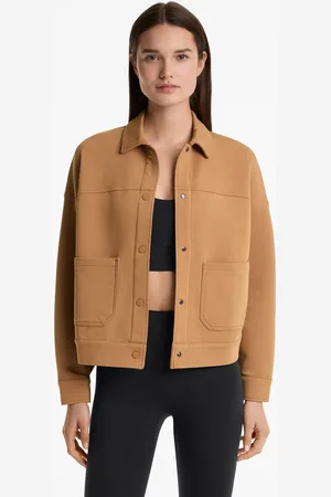 Oysho Jacke Aus Baumwollmischung Mit Knöpfen