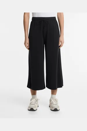Oysho Weite Hose Im Cropped-Schnitt Mit Weichem Modal