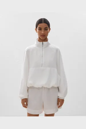 Oysho Jacke Mit Stehkragen Aus 100 % Leinen
