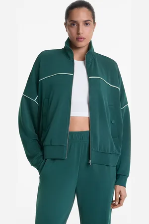 Oysho Jacke Aus Weichem Stoff Mit Modal, Mit Piping Und Knöpfen